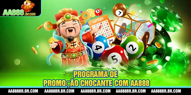 Programa de promoção chocante com AA888